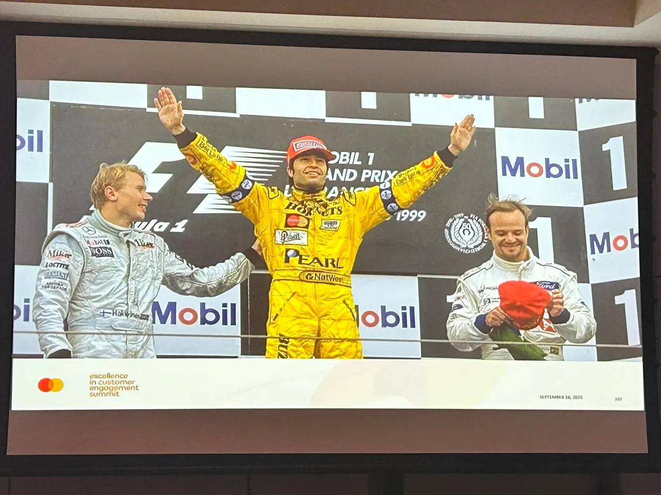 French Grand Prix win in 1999 by Heinz-Harald Frentzen for the Jordan team